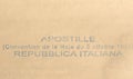 Apostille based on the Hague convention Royalty Free Stock Photo