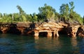 Apostle Islands cave Royalty Free Stock Photo