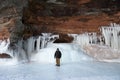 Apostle Islands Ice Caves, Winter Landscape Royalty Free Stock Photo