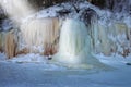 Apostle Islands Ice Caves, Winter, Travel Wisconsin Royalty Free Stock Photo