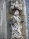 The Apostle Paul holding a book. Statue of the Black Church in Brasov