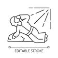 Apostle Saul conversion linear icon