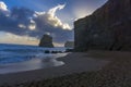 12 Apostles along the Great Ocean Road at sunset Royalty Free Stock Photo