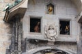 The Apostles procession on the famous Prague clock Royalty Free Stock Photo