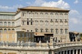 Apostolic palace, Rome - Vatican, Basilica of Saint Peter. Royalty Free Stock Photo