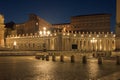 Apostolic Palace and St. Peter`s Square at night, Vatican