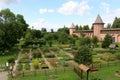 Apothecary garden of Spaso-evfimiev monastery in Suzdal