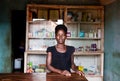 Apotheke in einem Dorf in Uganda Royalty Free Stock Photo