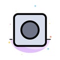 App, Browser, Maximize Abstract Flat Color Icon Template
