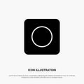 App, Browser, Maximize solid Glyph Icon vector