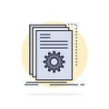 App, build, developer, program, script Flat Color Icon Vector Royalty Free Stock Photo