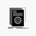 App, build, developer, program, script Glyph Icon. Vector isolated illustration