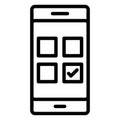 App design Isolated Vector Icon which can easily modify