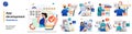 App development isolated set. Programmers develop software
