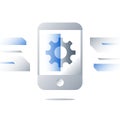App development, smartphone technology, upgrade installing, device software, mobile operation system innovation, repair services
