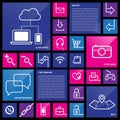 App icons Royalty Free Stock Photo