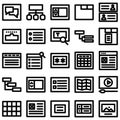 App Material Bold outline vector icon every single icon can be easily modified or edited