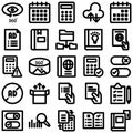 App Material Bold outline vector icon every single icon can be easily modified or edited