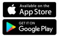 App Store Google play icons color
