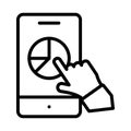 App store optimization Isolated Vector icon which can easily modify or edit Royalty Free Stock Photo