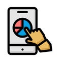 App store optimization Isolated Vector icon which can easily modify or edit Royalty Free Stock Photo