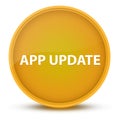 App Update luxurious glossy yellow round button abstract Royalty Free Stock Photo