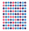 App User Interface Bold outline Vector icons set every single icon can be easily modified or edit Royalty Free Stock Photo