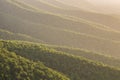 Appalachian mountains, Blue Ridge, scenic Royalty Free Stock Photo