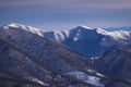 Appalachian Mountains in the winter 3 Royalty Free Stock Photo