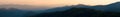 Appalachian Sunset Panorama Royalty Free Stock Photo