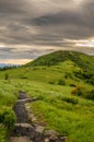 Appalachian Trail Ascending Jane Bald Royalty Free Stock Photo