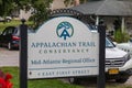 The Appalachian Trail Office Sign Royalty Free Stock Photo