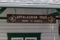 Appalachian Trail Sign Royalty Free Stock Photo