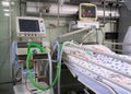 Apparatus artificial lung ventilation. at bedside.