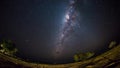 The apparent rotation of an outstandingly bright Milky Way