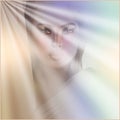 Apparition of Mary. Royalty Free Stock Photo