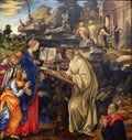 Apparition of the Virgin to Saint Bernard of Clairvaux, Badia Fiorentina church in Florence