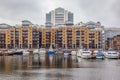 St. Katharine Docks, Tower Hamlets, London. Royalty Free Stock Photo