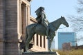 Appeal of the Great Spirit, statue, Boston, Ma Royalty Free Stock Photo