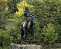 Appeal to the Great Spirit by Cyrus Edwin Dallin in Woodward Park in Tulsa, Oklahoma.