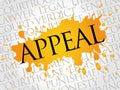 Appeal word cloud Royalty Free Stock Photo