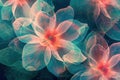 Appealing Abstract flower background. Generate Ai