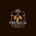 Appealing Food Logo for an Organic Premium Dates Industry