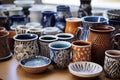 Appealing Pottery vases art. Generate Ai