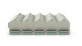 The appearance of the factory with a triangular roof.