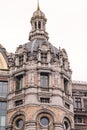 The appearance of the main railway station of Antwerp, Belgium.part of building. Royalty Free Stock Photo