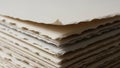 Appears slightly rough typical of traditional methods of paper Royalty Free Stock Photo