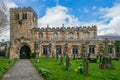 St Laerence church on the Dales High Way between Newbiggin on Lune and Appelby in westmorland Royalty Free Stock Photo