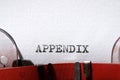 Appendix concept view