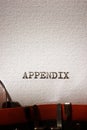 Appendix concept view